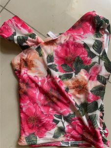 Floral One-Shoulder Dress
