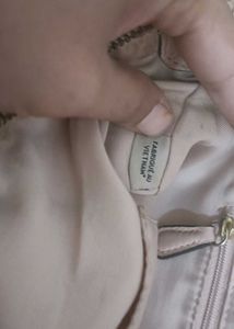 Coach Floral Applique Leather Handbag