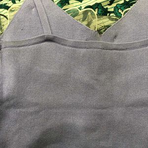 Levender Floral Stripped Top.