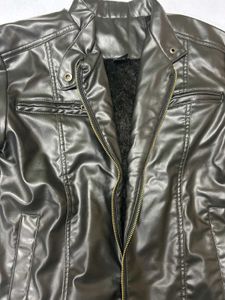 Stylish Black Faux Leather Jacket