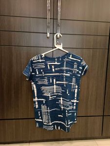 Stylish Trendy, Classy, Designer Blue Printed Top