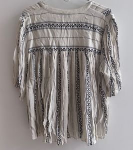 ONLY Women’s Boho Striped Cotton Top