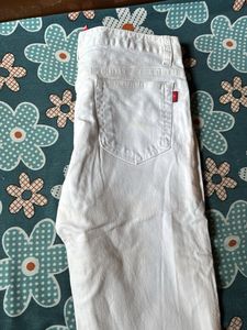 Anion White Jeans - Size 28