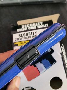Card Wallet Blue Colour