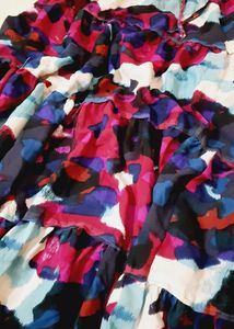 Colorful Tiered Skirt