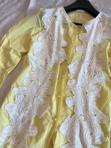 Summery Yellow Patchwork Top☀️