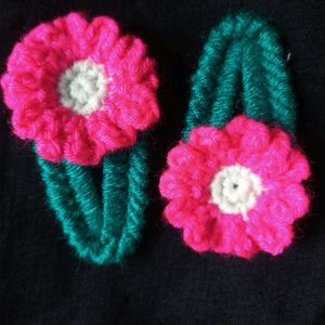 Handmade Crochet Hair Accessories.