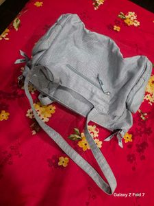 Cute Hobo thick fabric bag with many compartments
