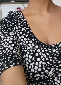 Black And White Bodycon Dress