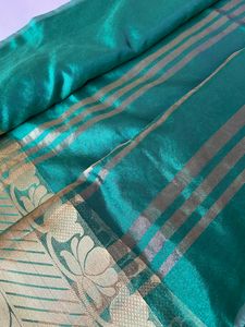 Green Cotton Saree