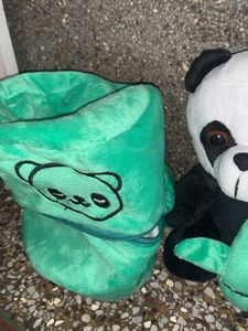 Panda and Penguin Plush Toy Set
