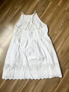 Forever 21 White Eyelet Dress