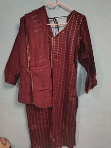 Kurta With. Ankle Pant &amp; Dupatta