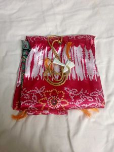 Pink Tie-Dye Kaftan Dress