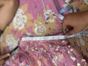 Girls Stylish LehangA