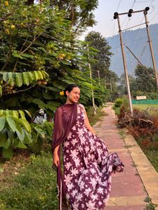 Floral Kurta Set & Dupatta