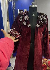 Designer Ethnic Dress + Overcoat