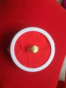 Gold Ring with Allah Design baby. rin