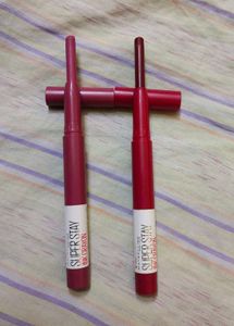 2 Pieces Maybelline New York Lipstick