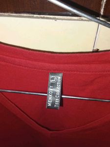 Red Long Sleeve T-Shirt