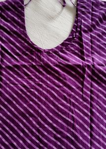Hand Embroidered Straight Cut Long Kurta