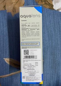 Colored Monthly Lens, Case And Solution