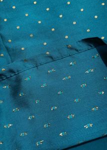 Elegant Teal sea blue Kurta Set