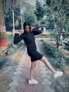 Stylish Black Mini Dress