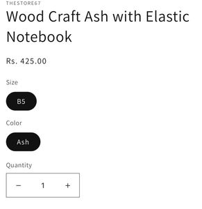 🆕Planner / Journal THESTORE67Wood Craft Ash