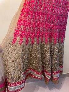 Pink &amp; Gold Designer Kurta Lehenga ✨