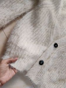 Heavy Furry Oversized Cardigan