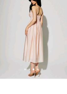 Elegant Pink Midi Sundress
