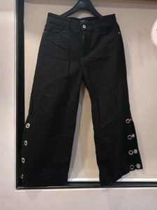 (ONLY) Black Wide - Leg Jeans👖