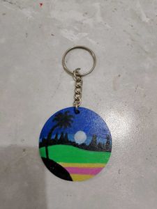 Handmade Tropical Keychain
