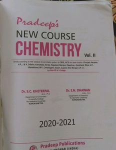 Pradeep&#39;s New course Chemistry Vol. 2 for IIT JEE