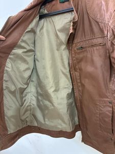 Brown Leather Jacket - Stylish &amp; Durable