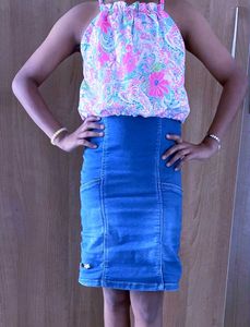 Kids Lemon Mint Frock