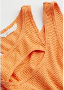 Orange Crop Top