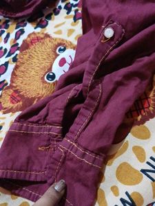 Beautiful Maroon Shirt