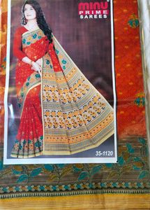 Women Pure Cotton Saree