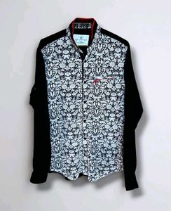 Royal Floral Panel Shirt – Regal Style