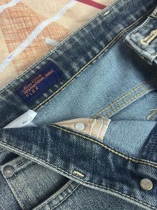 Grey Ripped Denim Jeans
