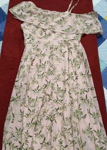Floral Shoulder Strap Dress