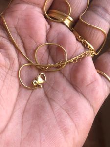 Stainless Steel, Anti Tarnish, Gold Necklace
