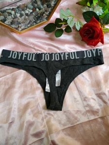 Joyful Gray Thong