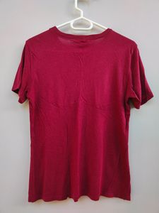 Forever 21 Maroon/Burgundy T-shirt