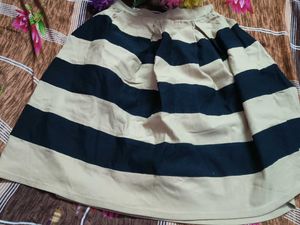 Striped Casual Skirt