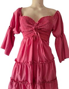 Pink Flared Dress 💗