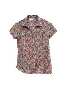 Patterned Short Sleeve Top