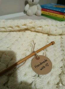 Handmade Crochet Girls Long Cardigan
